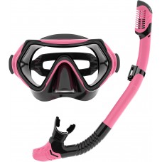 Snorkeling Gear for Adults, JRing Snorkel Mask Set with 180 Degree Tempered Glass Anti Fog Goggles Scuba Dry Top Snorkel for Swimming, Scuba Diving Mask for Men Women( Pink) Snorkeling Gear for Adults, JRing Snorkel Mask Set with 180 Degree Tempered Glass Anti Fog Goggles Scuba Dry Top Snorkel for Swimming, Scuba Diving Mask for Men Women( Pink)